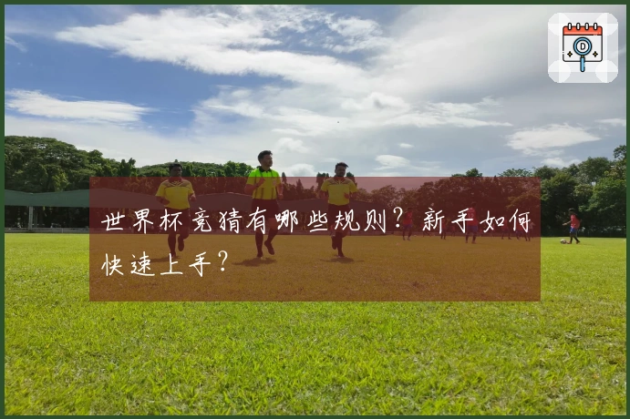 世界杯竞猜有哪些规则？新手如何快速上手？