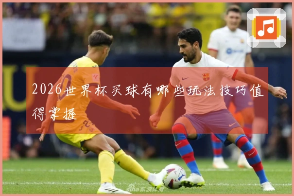 2026世界杯买球有哪些玩法技巧值得掌握
