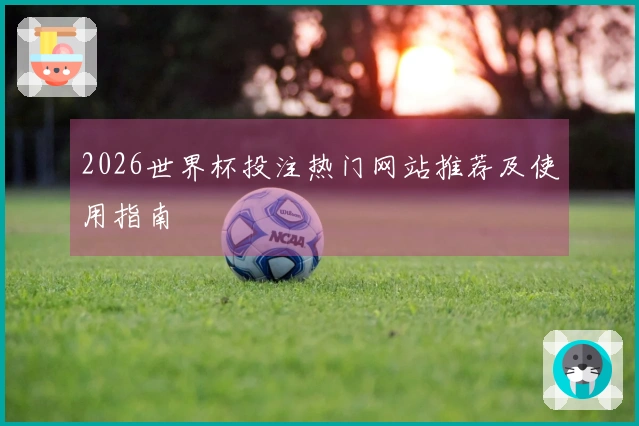 2026世界杯投注热门网站推荐及使用指南